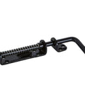 Heavy Duty Spring Loaded Sliding Door Bolt Lock Built Like An Absolute Tank Steel Gate Latch Offering Snappy Automatic Retraction For Sheds Stalls And Barns In Durable Black Finish, 7.2 x 11.2 inches.