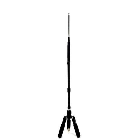 Portable Laser Engraved HF Antenna Telescopic 3.5 MHz To 50 MHz Multi Band Whip With PL259 Connector on tripod