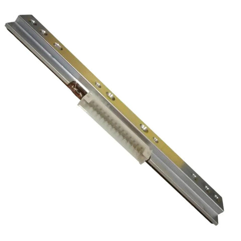 Replacement Thermal Printhead 203 Dpi For Godex Ez1100 Plus Ez1100 Ez1200 Ez2100 Ez2200 Label Printer components, metallic build, detailed view.