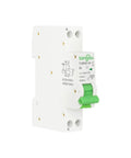 Heavy Duty 18Mm Din Rail Residual Current Circuit Breaker Delivers Straight Up 10A 16A 32A 40A Amperage Settings And Rock Solid 30Ma Leak Detection For Every Smooth Electrical Install - white and green design