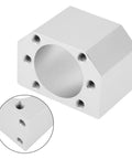 Ball Screw Nut Housing Seat Mount Bracket For SFU2005 And SFU2010 CNC Router Milling And Drilling, aluminum alloy, front view