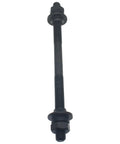 Rear Bike Hub Axle 175 Mm Solid Shaft M10 Threaded Replacement Part For Most Bicycles Durable Metal Easy Bolt On Install Tough As Nails
