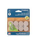 1 Inch Round Self Adhesive Felt Furniture Sliders For Hard Floors Leveling Pads To Stop Scratches Scuffs And Noise On Beds Sofas Dressers Set Of 8 Beige package