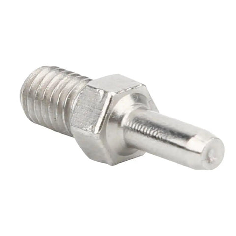 Close-up of steel pin from 8 Piece Bike Chain Breaker Replacement Pins And Thimbles Set For Effortless Chain Repair And Maintenance Tools