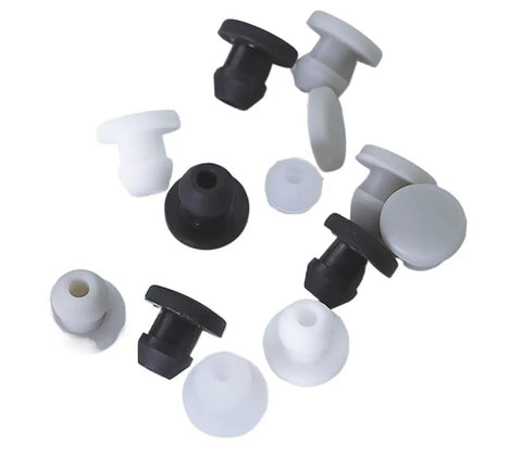 Black Silicone Rubber Washers Kit For Home Repairs, Durable Snap-On Hole Plugs And Gasket Seals That Fit Cracks Perfectly To Stop Leaks Fast, assorted sizes