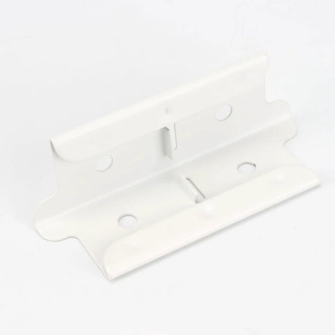 4 Pack Post Coupling Connectors For Muscle Rack Shelving System, Heavy Duty Steel Post Inserts That Create Stable Shelf Columns And Reliable Interlock Between Units, white steel