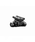 SPR Precision MRO 1/3 Co Witness Black Optics Mount for AR Platforms, durable aluminum, side view, quick install rail system.