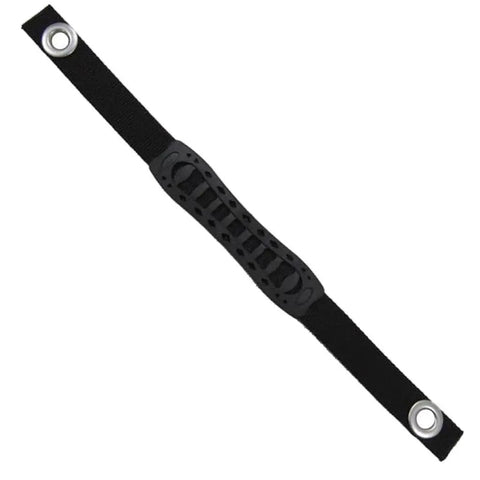 Technical Diving Metal Backplate Strap With Nylon Webbing And BCD Back Panel Handle, lightweight black scuba gear support