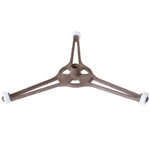 Microwave Turntable Support Frame With Durable Roller Guide Ring And Triple Bearing Wheels For Smooth Spinning Glass Dishes No Hassle Kitchen Replacement Part