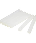 Dual Temp All Purpose Full Size Hot Glue Sticks For Crafts And DIY 0.43 By 4 Inches 225 Sticks In A 5 Lb Box Clear, shown individually