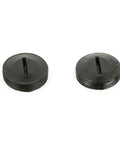 Hardcore Replacement Carbon Brush Caps For Skilsaw Worm Drive Tools 2 Pack, black motor brushes with slotted design.