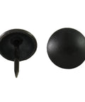 High Quality Matt Black Upholstery Nails And Vintage Decorative Tacks 100 Piece Pack With 7 16 Inch Heads, showing detailed tack design.