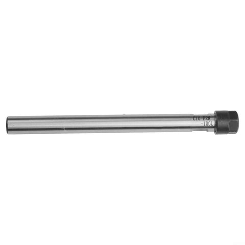 Beefy Steel ER8 Collet Chuck Holder Set 100L Straight Shank side view, steel material for CNC machining