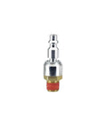 Industrial Swivel Plug For One Quarter Inch NPT Male Thread, Reduces Hose Twist With Corrosion Resistant Steel Construction