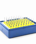 Carbide PCB Engraving Drill Bits Set for CNC Router Wood and Metal Cutting, 0.5mm to 1.2mm Micro Engraving Bits in 50-piece box