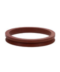 Real Deal Fkm Fluororubber Rotary Shaft Seal With Rock Solid O Ring Cuff, red rubber seal for VA Series machinery.