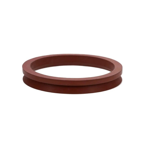 Real Deal Fkm Fluororubber Rotary Shaft Seal With Rock Solid O Ring Cuff, red rubber seal for VA Series machinery.