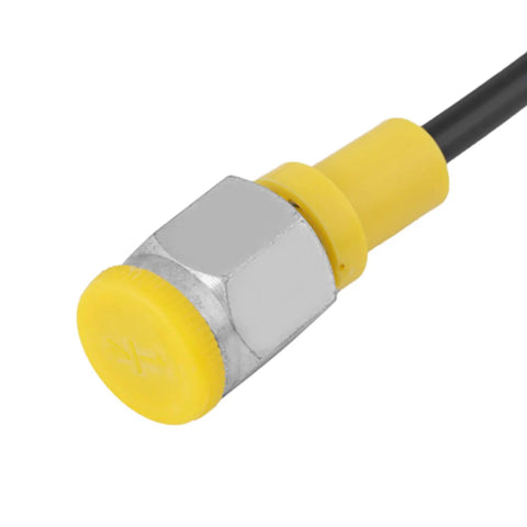 Close-up of male end of Heavy Duty Hydraulic Test Hose For Pressure Testing In Hydraulic Systems Two Meter Long With M16x2 Male And Female Ends