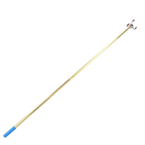 Heavy Duty Aluminum Reach Pole For Safe Smoke Detector Removal Up To 130 Inches Long, lightweight aluminum, designed for high ceilings.