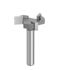 1 Inch 3 Tooth T Slot Router Bit With Solid Carbide Woodworking Cutter Shank for clean grooves in jigs and tables.