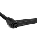 Close-up of M8 x 40mm Adjustable Clamping Lever Handle Set, ergonomic zinc alloy lever with steel threaded stud for industrial use