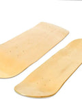 Two blank maple skateboard decks, lightweight and durable, showing the double tail design and smooth surface from the Blank Maple Skateboard Decks Set Of 3, 31 X 8 Inches, 7-Layer Maple With Double Tail, Lightweight Durable Boards For Street, Park Or Pro Tricks, Dope Build For Custom Setups.