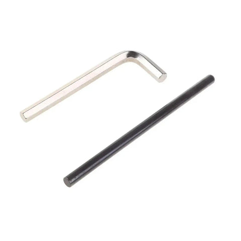 Built Tough Cnc Mill Machine Positioner Precision Work Stop Locator hex keys with silver and black finishes for machining use.