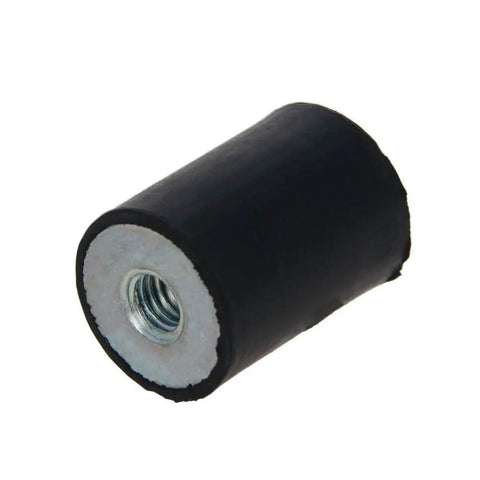 M5 Rubber Vibration Isolator 20x30mm Female Thread Heavy Duty Rubber Shock Absorber Anti Vibration Isolation Mount For Mini Split Heat Pumps Water Pumps Diesel Engines Harvester Generators, black rubber