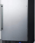 Game-Changing Solid Stainless Steel Upright Freezer With Smooth Frost-Free Operation And Smart Digital Thermostat Keeps Things Crisp In Tiny Spaces Without That Annoying Daily Grind, front view showcasing stainless steel finish and digital controls.