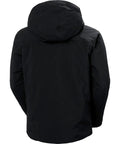 Back view of All Conditions Alpine Ski Jacket With Tech-Pro Waterproof Breathable System, Peak Protection for mountain runs.
