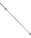 Adjustable Barbell and Dumbbell Weight Set With 1 Inch Threaded Chrome Knurled EZ Curl Or Straight Bar Handle For Home Gym Gainz