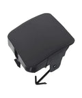Front Left And Front Right Bumper Tow Hook Bracket Cover Cap Replacement For RAV4 2006 2007, black, angled view