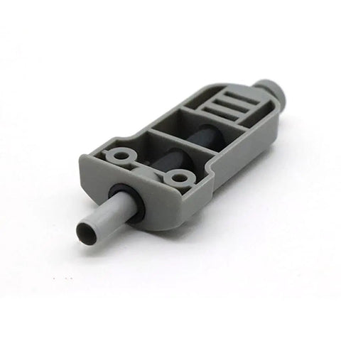 Heavy Duty Soft Close Damper Buffers Kick The Slamming Habit Smooth Operator For Kitchen Cabinets Wardrobes And Drawers Solid Abs Housing Gray Two Pack showing a gray ABS damper buffer.