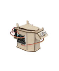 Voice Controlled Robotics Add On For PicoBricks And Micro Bit Lets You Drive A Car With Voice Commands No Fuss Wiring Seamless Module Compatibility Easy Assembly And Hands On Stem Fun wooden robotics add-on kit with Micro:Bit module