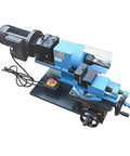 Heavy Duty 1.5 HP Electric Pipe Notcher With V Block Rotary Vise For Copper Steel Tubing Crafted As A Solid Shop Workhorse.