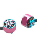 Pink 1207 Brushless RC Drone Motors 5000KV For 3 To 4S And 7500KV For 2 To 3S 4 Pack For FPV Quads Fits Standard Frames Snap In Mount No Tools Needed Durable Casing Beefed Up High Torque Motors