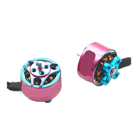 Pink 1207 Brushless RC Drone Motors 5000KV For 3 To 4S And 7500KV For 2 To 3S 4 Pack For FPV Quads Fits Standard Frames Snap In Mount No Tools Needed Durable Casing Beefed Up High Torque Motors