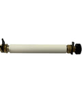 Top Shelf Platen Roller Kit For Thermal Label Printers Built Like A Tank Gonna Run Flawless Zero Sweat Swaps Premium Media Transport For Zt200 Series 203Dpi 300Dpi Models P1037974028, showing the white roller with black gear on each end.