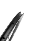 Close-up of Dope Carbon Road Bike Disc Brake Wheelset 700c clincher rim showing 60mm depth and 23mm width