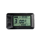 Must Have High Contrast LCD Display Panel For Electric Bicycles With USB Interface, Waterproof 5 Pin Connector, Easy Install Cycling Computer Readout For E Bike Fans, Black.