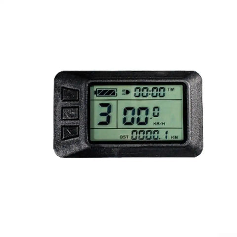Must Have High Contrast LCD Display Panel For Electric Bicycles With USB Interface, Waterproof 5 Pin Connector, Easy Install Cycling Computer Readout For E Bike Fans, Black.