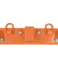 Orange Tractor Bucket Grab Hooks Bolt On Plate With D Ring And Grab Hooks For 2 Inch Hitch Receiver Compatible With Deere 1025R