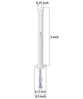 One Quarter By Three Inch Plastic Hammer Drive Nail In Anchors For Concrete And Masonry, 100 Pieces Per Box, side view