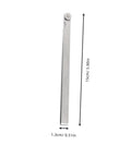 Hella Precise Dual Marked Thickness Gauge And Professional Feeler Gauge Set For Auto Repair And Woodworking With Imperial Measurements In A Foldable Carry Case, 15cm long, 1.3cm wide.