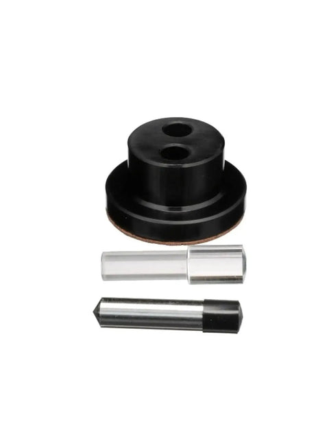 Must-Have Optical Center Punch Set With 9X Crosshair Lens 3-Piece Precision Layout Tool showing punch and holder