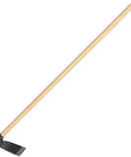 Carbon Steel Garden Hoe With 53-Inch Wood Handle And 8 By 5.25 Inch Head, 54-Inch Overall Length, Heavy-Duty Weeding Tool For Cultivating Soil