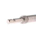 Close-up of HSS self-centering hinge tapper drill bit with 1/4-inch hex shank