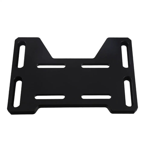Heavy Duty Adjustable Mini Bike Mounting Plate Adapter Bracket For GX240 GX270 GX390 And Predator 420cc Engines Fits DB30 Through Big Block 8 13HP OHV Mini Bikes Black, black aluminum plate