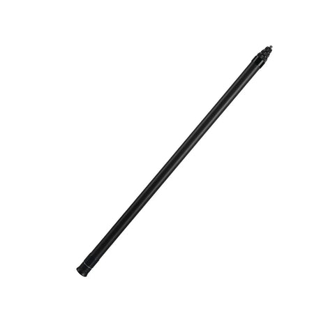 Badass Carbon Fiber Selfie Stick Extends One Hundred Eighteen Inches Ultra Light Extension Pole, shown from the side.