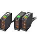 Through Beam Photoelectric Sensor With Brackets, 40m Sensing Range, Red LED Indicator, SPDT Relay Output, 2m Cable, Model E3JK-TR11-C